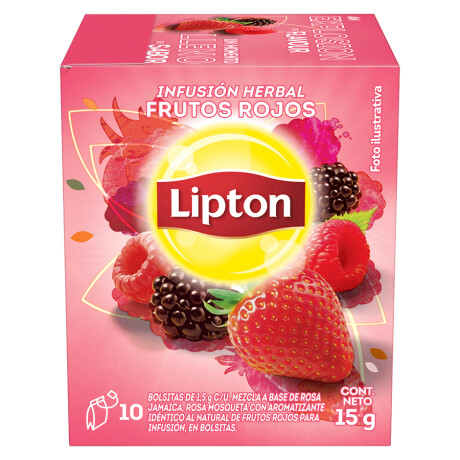 Té Infusión Lipton Frutos Rojos 10 Bolsitas 001