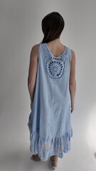 Vestido Carolina Celeste