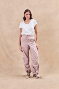 Pantalón Parachute Rosa