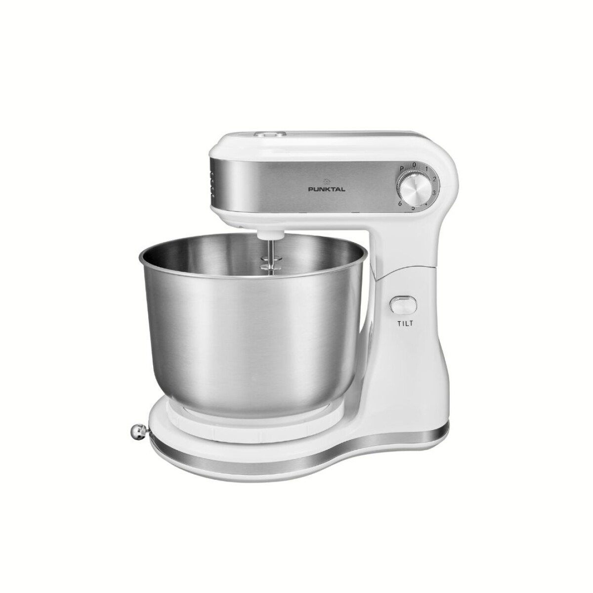 Batidora con Bowl Giratorio 300W Blanca - Modelo PK-7050 - Punktal 