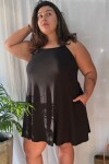 Vestido Corto Pe Negro