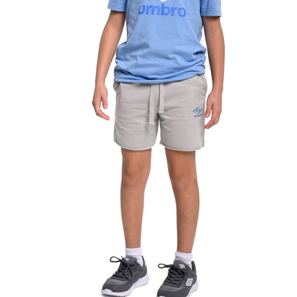 Short Umbro Raw Edge de Niños - 20206014 Gris-celeste