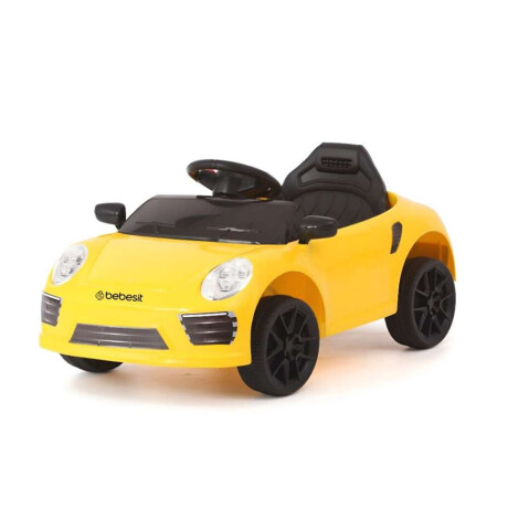 Auto A Bateria Tipo Porsche Bebesit 6V Amarillo