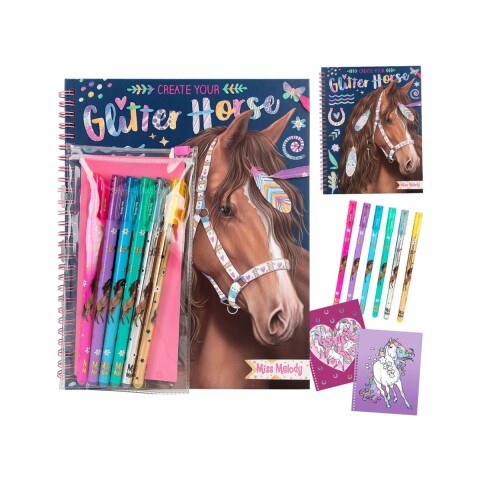 Libro para colorear Glitter Horse Libro para colorear Glitter Horse