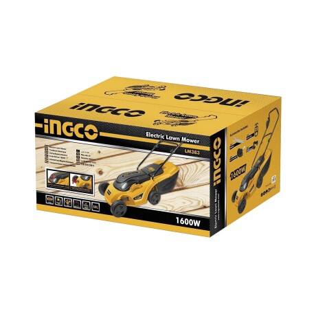 Cortacésped Eléctrico Ingco 1600W 380mm Cortacésped Eléctrico Ingco 1600W 380mm
