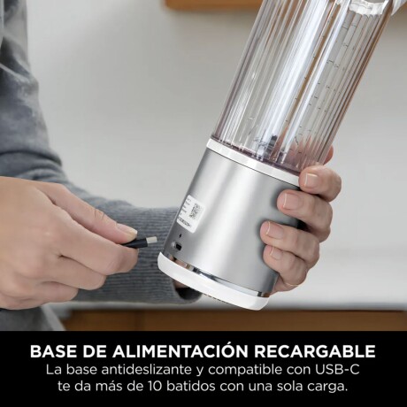 Licuadora Ninja Blast portátil Bc151eubk Blanco