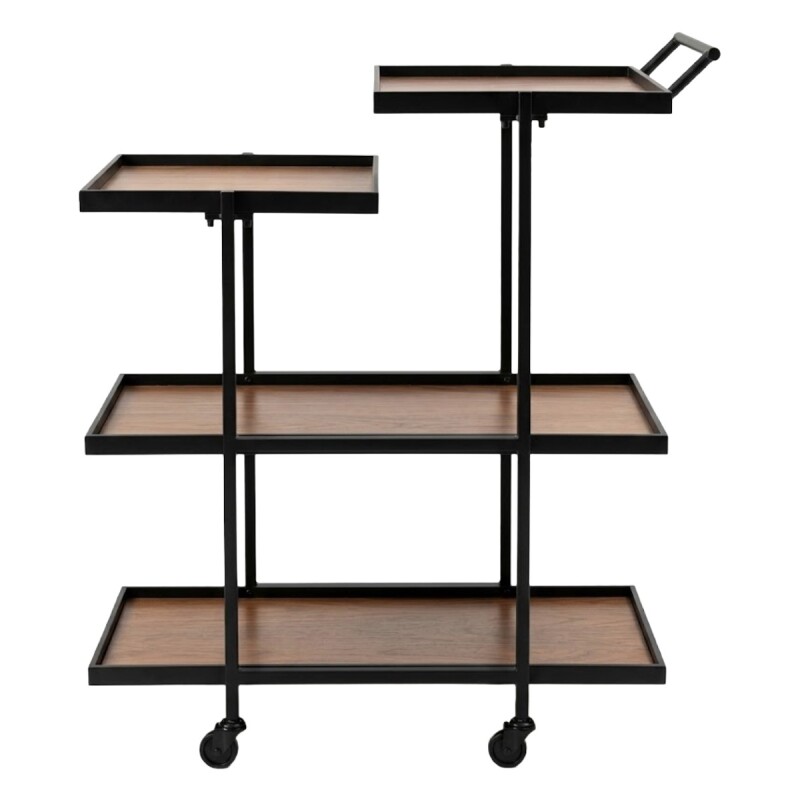 CARRITO METAL/MADERA P/SERVIR 4 NIV Unica