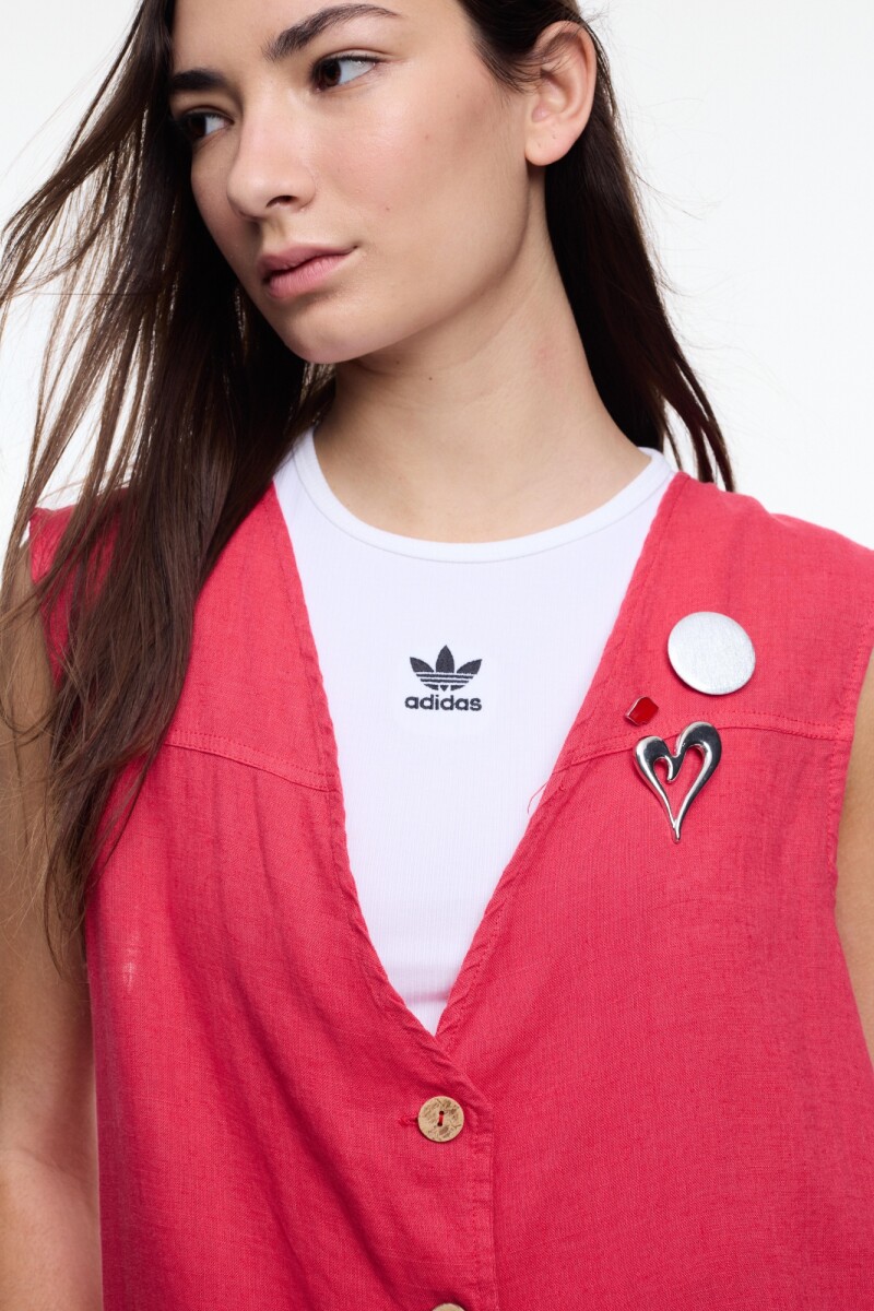 CHALECO BOLSILLOS Rojo