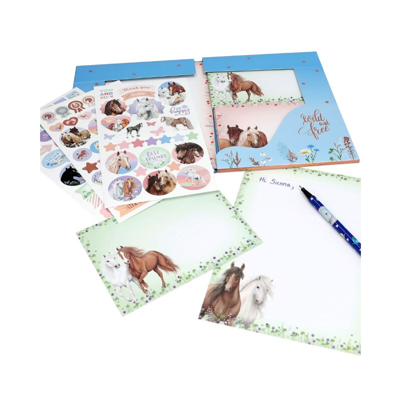Set de cartas y stickers Miss Melody Set de cartas y stickers Miss Melody