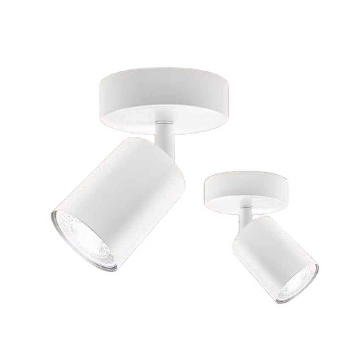 Spot Orientable Para Adosar En Techo / Pared Gu10 Bco/ng - Blanco 