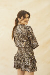 VESTIDO VALENTINA MINI UNIQUE LEOPARD VESTIDO VALENTINA MINI UNIQUE LEOPARD