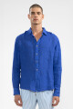 100% LINEN LONG SLEEVE SHIRT Blue