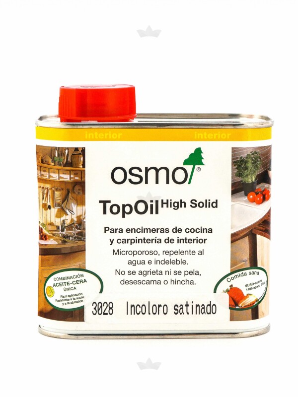 OSMO 3028 TOP OIL TRANSPARENTE SATINADO 0.5 LT. N/A