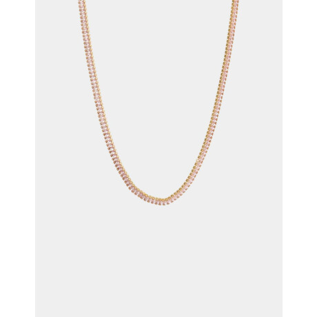 Collares Cortos Bañada en Oro Dorado