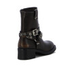 Botas Mujer Darkness Con Hebillas Dorado