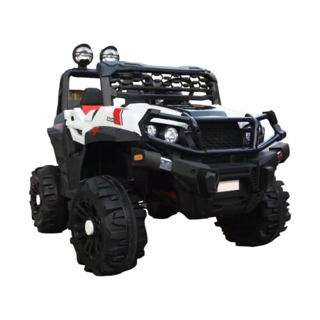 Bebesit Jeep Doble a batería 12V - Blanco Bebesit Jeep Doble a batería 12V - Blanco