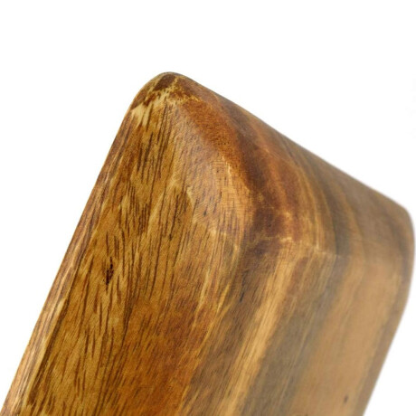 Copetinero Cuadrado 4 Divisiones Madera p/ Picada 25x25x4Cm Marrón