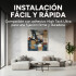 Placa PVC Símil Mármol 2,44x1,22m 3mm Pack X3 Mármol Blanco Gris Claro 3
