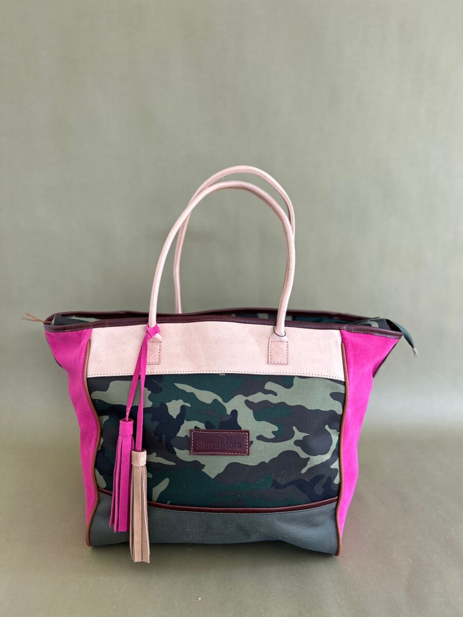 Colourful Weekender - Camuflado Y Fucsia 