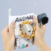 Libro texturas estimulacion animales leon