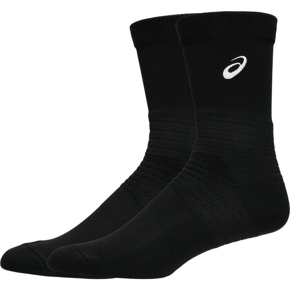 Medias Running Resolution Crew Unisex Performance Black