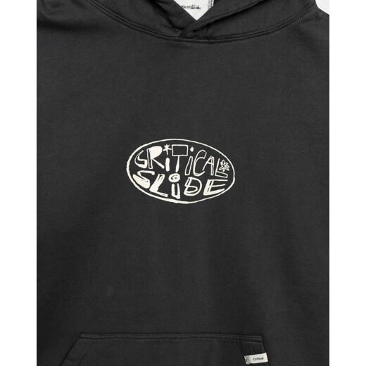 Canguro Critical Slide Cogs Hoodie - Negro Canguro Critical Slide Cogs Hoodie - Negro