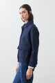 Chaqueta de paño azul marino