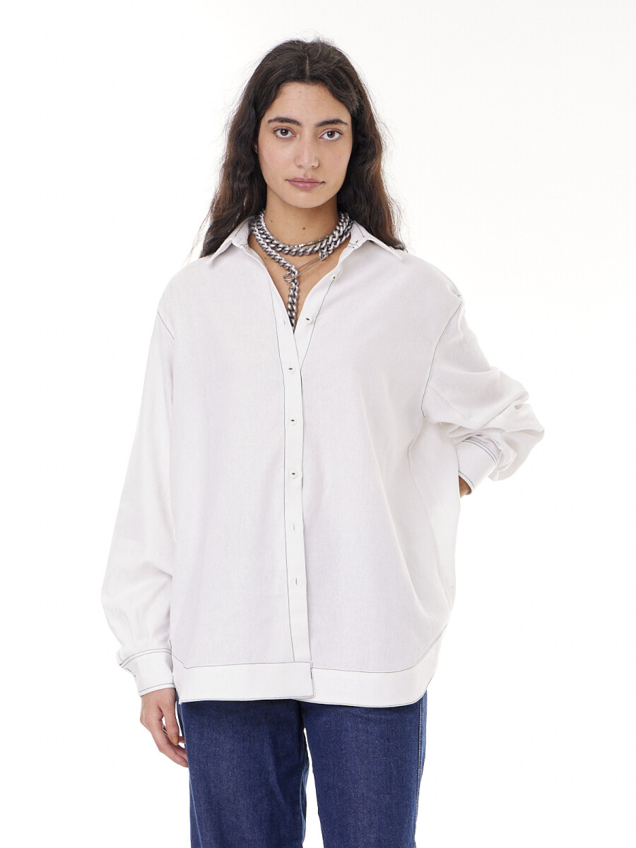 Camisa Noble lino - Blanco 