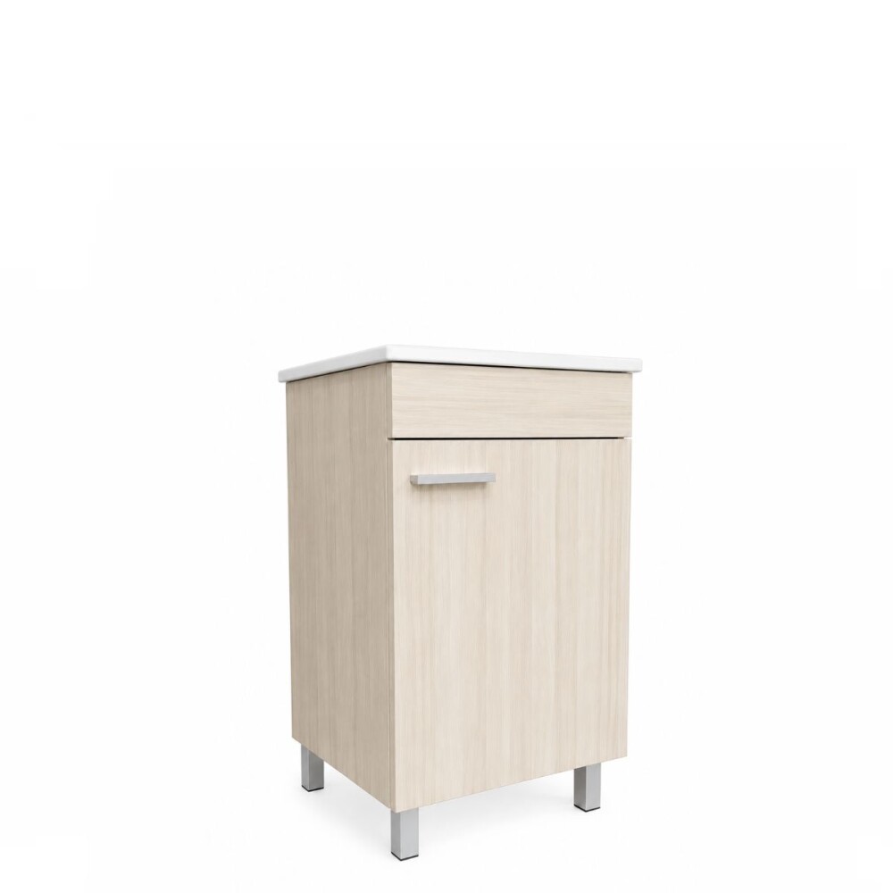 Mueble De Baño de pie beige 50 Cm Con Bacha Mueble De Baño De Pie Beige 50 Cm Con Bacha