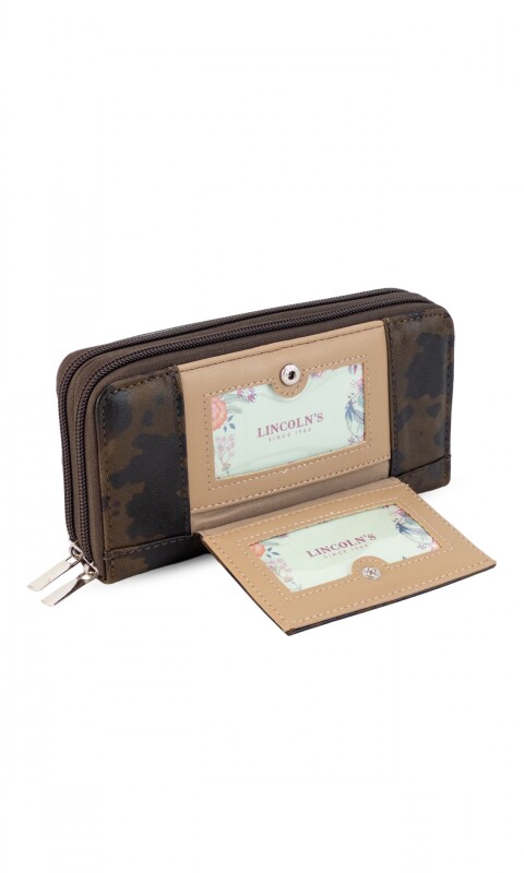 BILLETERA HIBISCO VACA