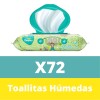 Toallitas Húmedas Pampers Complete Clean Sin Perfume X72