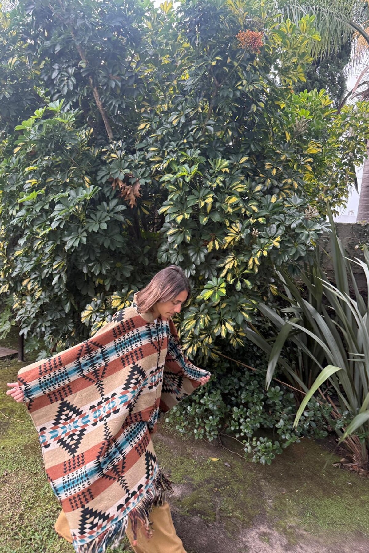 Poncho Sensation Beige