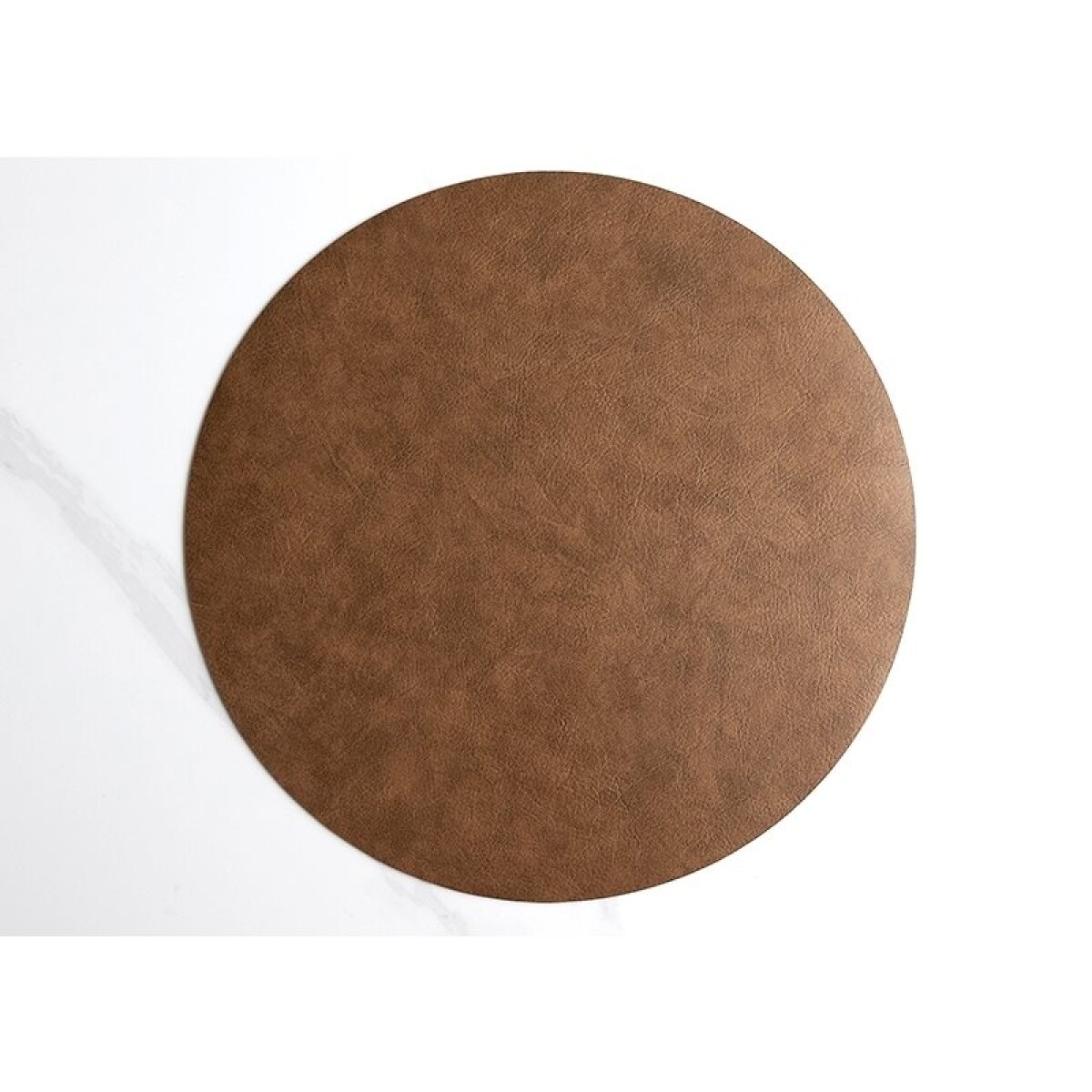 INDIVIDUAL PVC SIMIL CUERO D38CM MARRON 