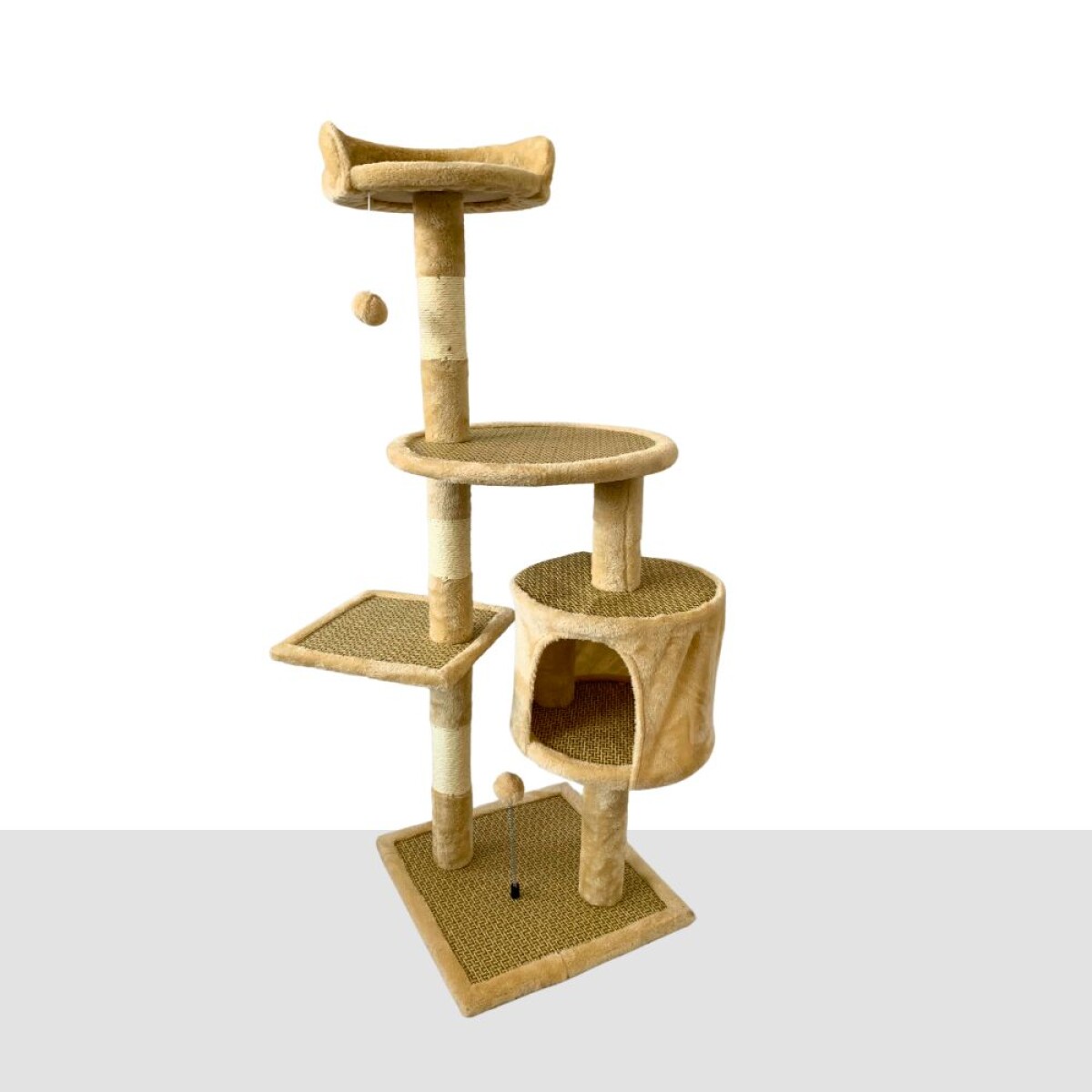 Rascador de Pie 40*40*115 cm Beige 