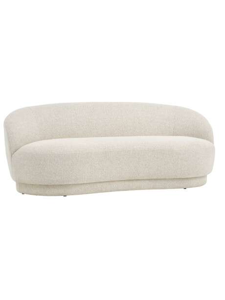 Sofá ANDRUP 3 plazas ovalado beige Sofá ANDRUP 3 plazas ovalado beige