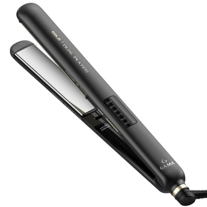 Plancha De Pelo Gama Italy CP14 Led Dual Plate Gold Argán Profesional Bivolt Plancha De Pelo Gama Italy CP14 Led Dual Plate Gold Argán Profesional Bivolt