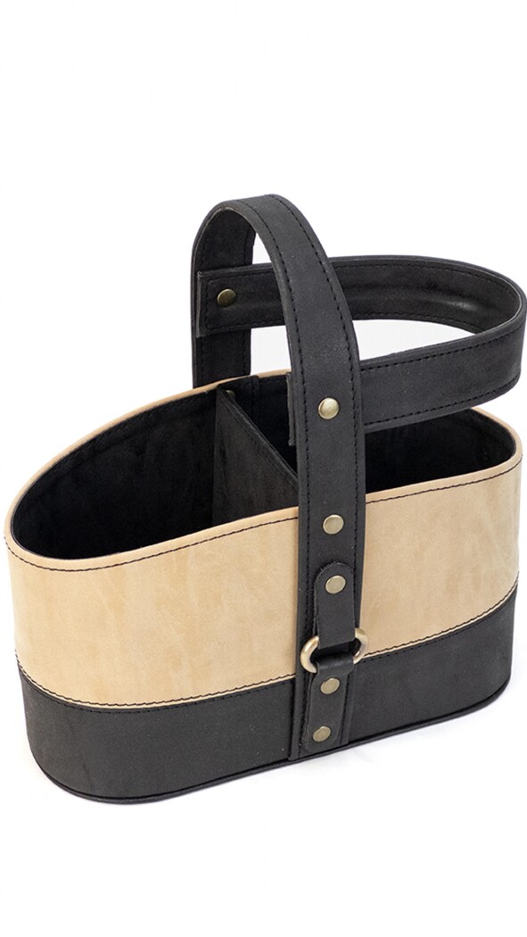 POSA TERMO SIRIO ENGRASADO NEGRO CON BEIGE