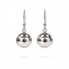 Caravanas Bola - plata 925 - CA4229 sinpiedra