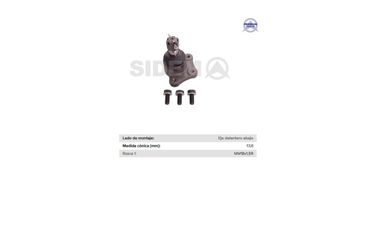 Rotula Del Kia Camion Bongo K2500 2.5D 11-25 Der/Izq Rotula Del Kia Camion Bongo K2500 2.5D 11-25 Der/Izq