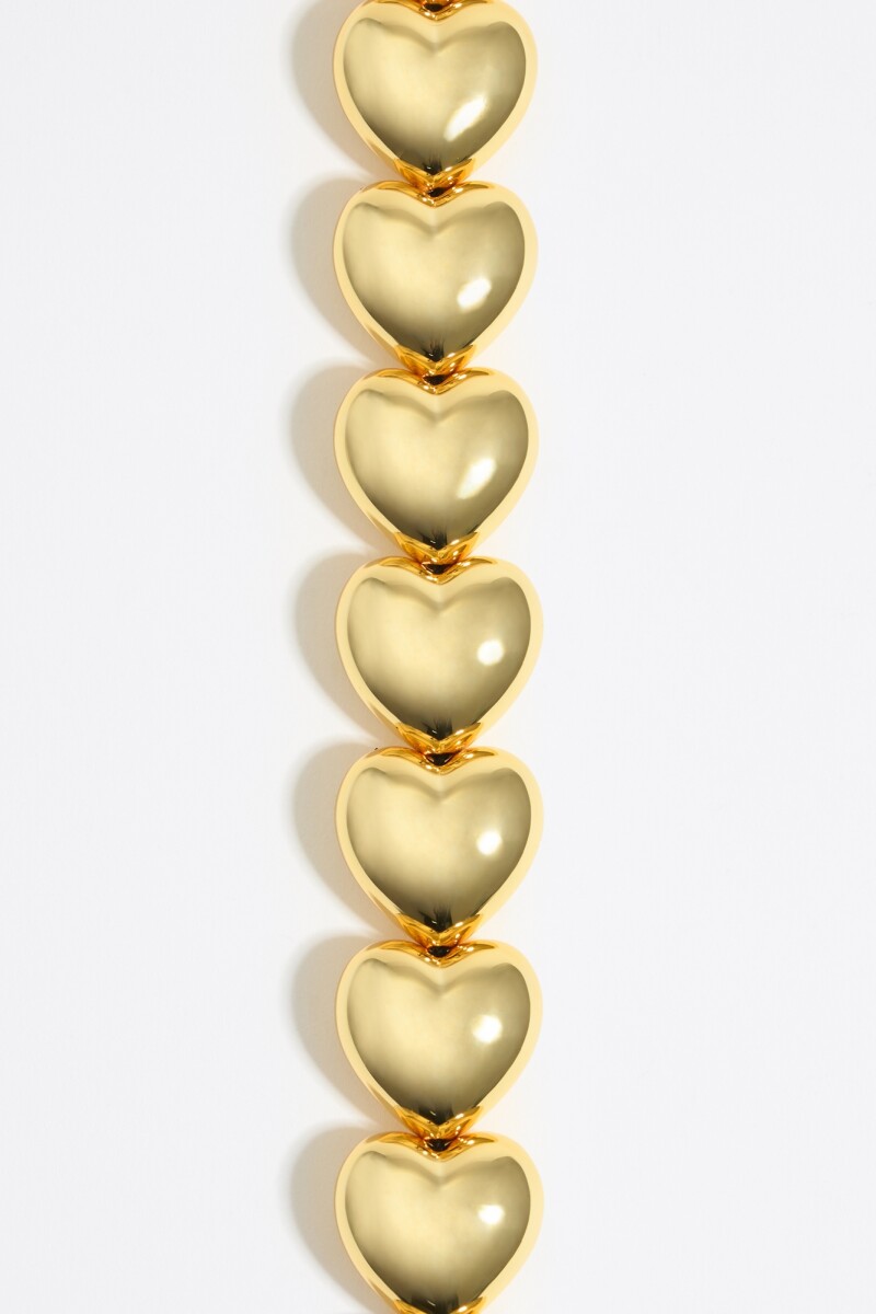 COLLAR CORAZONES Oro