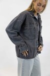 Camisa cuba gris lavado