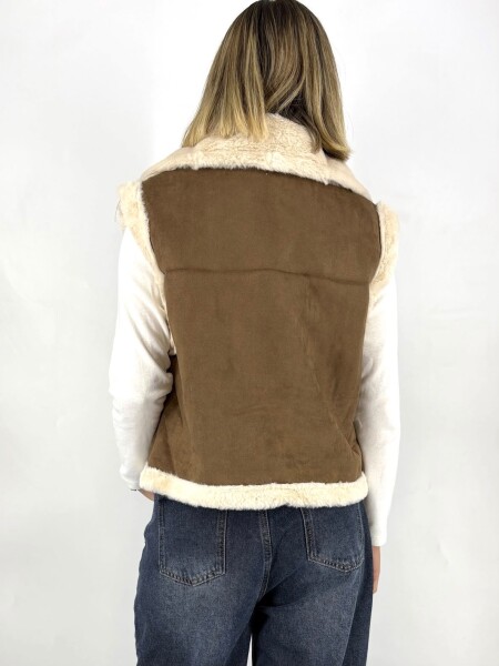 CHALECO SLOWLYMGF95 MARRON