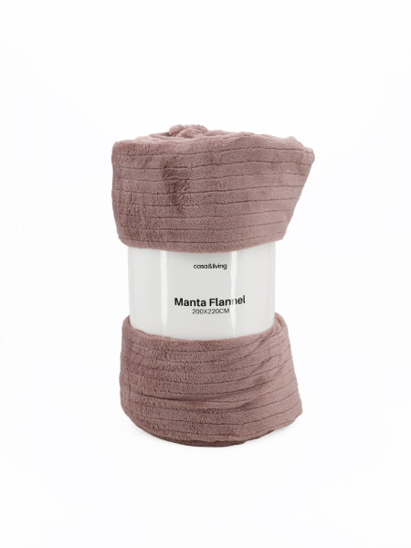 MANTA FLANNEL MARRON