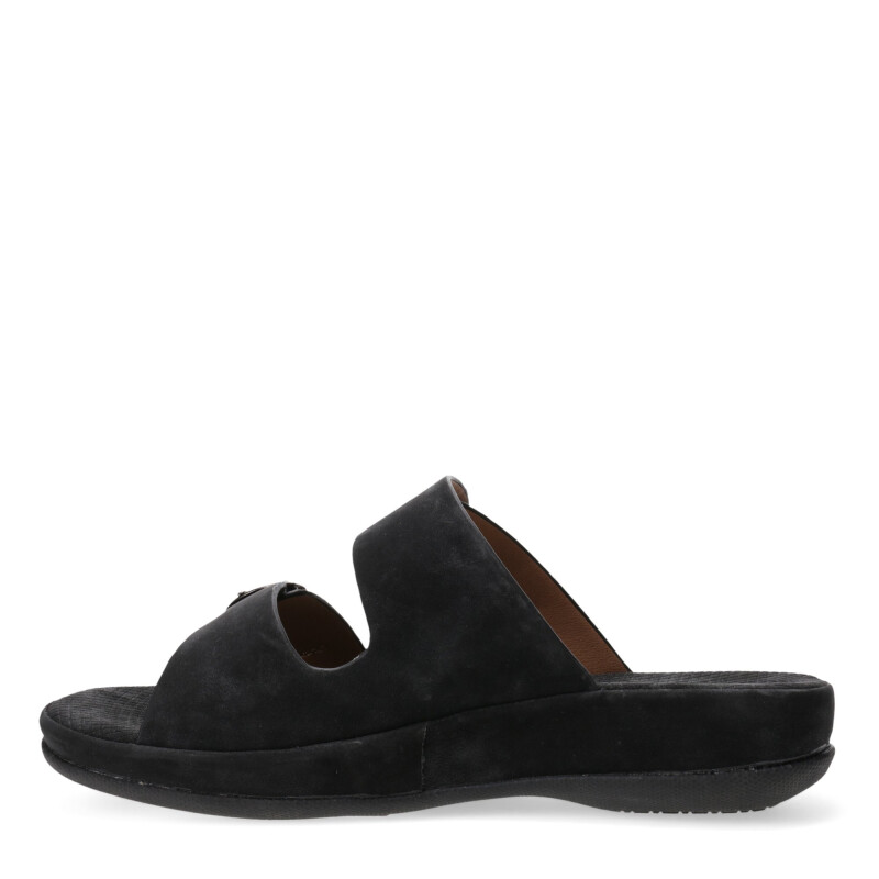 Sandalias de Mujer Lady Confort BERTRAND con tiras y hebilla Negro