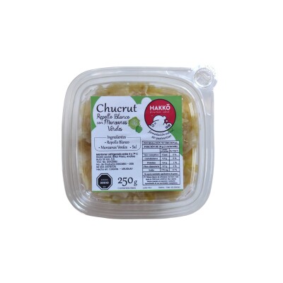 Chucrut repollo blanco Con Manzana Hakko 250g Chucrut Bco C/manz Clara 1/4k
