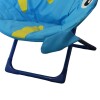 Silla Honguito Infantil Plegable de Metal Pez Azul