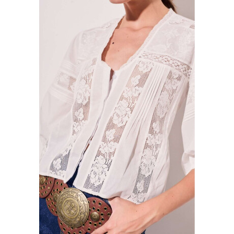 Blusa Boho Nacar