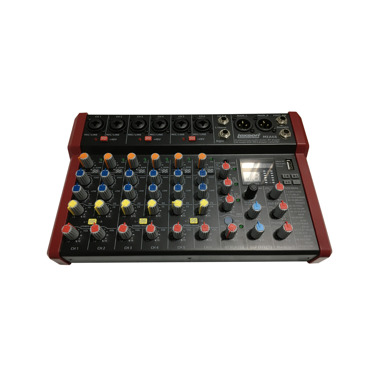 CONSOLA LEXSEN MEA68 6 CH BT 