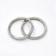 Anillo Sin Fin En Oro Blanco 18K Y Brillantes Anillo Sin Fin En Oro Blanco 18K Y Brillantes