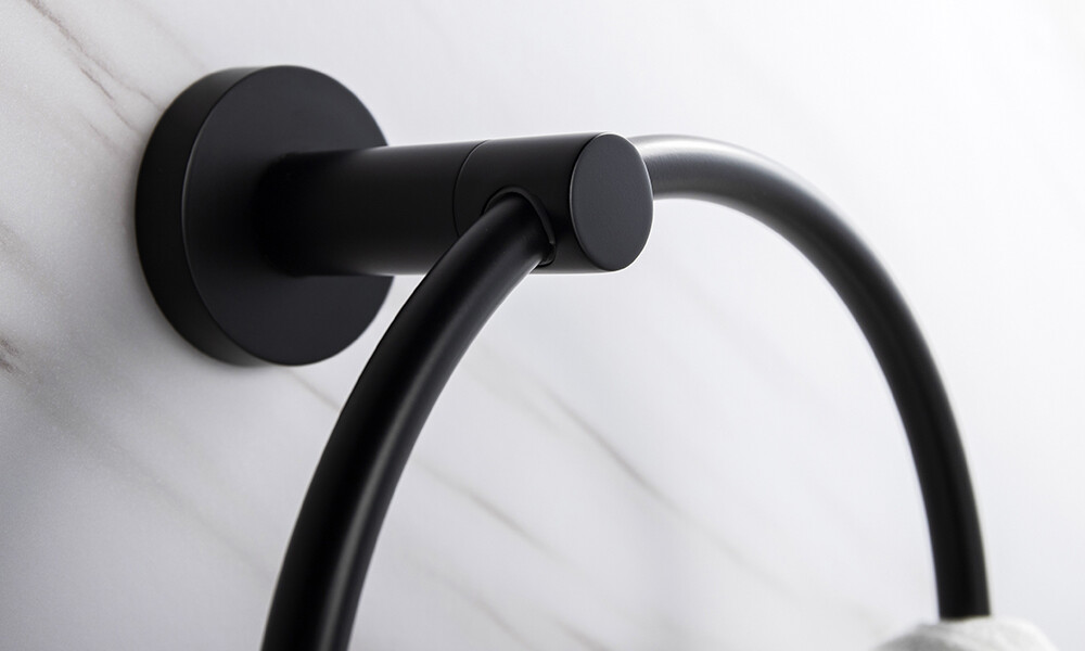 Soporte para toallas individual aro 180-n